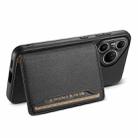 For Huawei Pura 80 Pro / 80 Pro+ 5G Calf Texture Card Bag Design Full Coverage Phone Case(Black) - 3