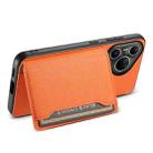 For Huawei Pura 80 Ultra 5G Calf Texture Card Bag Design Full Coverage Phone Case(Orange) - 3