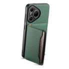For Huawei Pura 80 Ultra 5G Calf Texture Card Bag Design Full Coverage Phone Case(Green) - 2