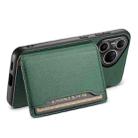 For Huawei Pura 80 Ultra 5G Calf Texture Card Bag Design Full Coverage Phone Case(Green) - 3
