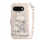 For Google Pixel 9a 3D Colored Horizontal Flip Leather Phone Case(Squirrels) - 3