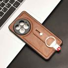 For OnePlus 13 Wristband Leather Back Phone Case(Brown) - 2