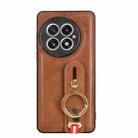 For OnePlus 13 Wristband Leather Back Phone Case(Brown) - 3