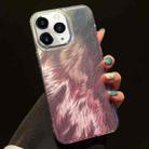For iPhone 11 Pro Max Foxtail Bronzing Laser Gradient Phone Case(Pink) - 1