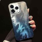 For iPhone 11 Pro Max Foxtail Bronzing Laser Gradient Phone Case(Blue) - 1