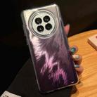 For Huawei Mate 50 Foxtail Bronzing Laser Gradient Phone Case(Purple) - 1