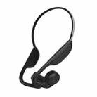 D MOOSTER D07 Neck-Mounted Air Conduction Bluetooth Headphones(Black) - 1