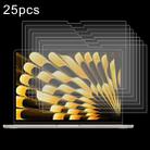 For Macbook Air 13 2024 25pcs 0.26mm 9H Surface Hardness Explosion-proof Tempered Glass Film - 1