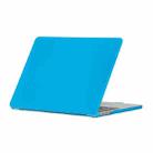 For MacBook Air 15.3 2024 A2941 (M2)/A3114 (M3) Laptop Matte Style Protective Case(Water Blue) - 1