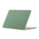For MacBook Air 15.3 2024 A2941 (M2)/A3114 (M3) Laptop Matte Style Protective Case(Dark Green) - 1
