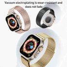 For Apple Watch SE 2023 44mm Milanese Loop Magnetic Clasp Stainless Steel Watch Band(Black) - 4