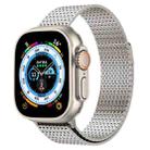 For Apple Watch Series 9 45mm Milanese Loop Magnetic Clasp Stainless Steel Watch Band(Titanium Gold) - 1