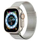 For Apple Watch Series 7 45mm Milanese Loop Magnetic Clasp Stainless Steel Watch Band(Titanium Gold) - 1