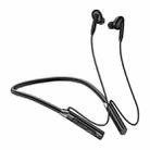 Yesido YSP15 Hanging-neck Double Dynamic Magnetic Wireless Bluetooth Earphone(Black) - 1