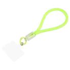 Plastic Buckle Round Twist Rope Short Lanyard(Fluorescent Green) - 1