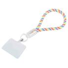 Plastic Buckle Round Twist Rope Short Lanyard(Rainbow) - 1