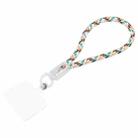 Plastic Buckle Round Twist Rope Short Lanyard(Colorful 2) - 1