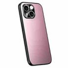 For iPhone 15 R-JUST RJ-61 Electroplating Frosted TPU + PC Phone Case(Pink) - 1