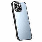 For iPhone 15 Plus R-JUST RJ-61 Electroplating Frosted TPU + PC Phone Case(Blue) - 1