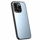 For iPhone 14 Pro R-JUST RJ-61 Electroplating Frosted TPU + PC Phone Case(Blue) - 1