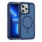 For iPhone 13 Pro Guard Magsafe Magnetic Ring Matte Phone Case(Royal Blue) - 1