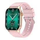 T98 2.04 inch IP68 Waterproof Bluetooth Call Smart Watch, Support Blood Oxygen Monitoring(Pink) - 1