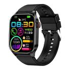 T98 2.04 inch IP68 Waterproof Bluetooth Call Smart Watch, Support Blood Oxygen Monitoring(Black) - 1