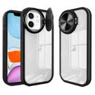 For iPhone 11 Round Camshield TPU Hybrid PC Phone Case(Black) - 1