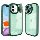 For iPhone 11 Round Camshield TPU Hybrid PC Phone Case(Green) - 1