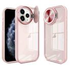 For iPhone 11 Pro Round Camshield TPU Hybrid PC Phone Case(Pink) - 1