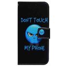 For Google Pixel 9a Coloured Drawing Flip Leather Phone Case(Anger) - 2