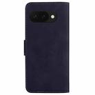 For Google Pixel 9a Skin Feel Pure Color Flip Leather Phone Case(Black) - 3