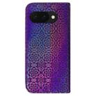 For Google Pixel 9a Colorful Magnetic Buckle Leather Phone Case(Purple) - 3