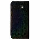 For Google Pixel 9a Colorful Magnetic Buckle Leather Phone Case(Black) - 3