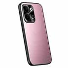 For OPPO Reno9 / Reno9 Pro R-JUST RJ-61 Electroplating Frosted TPU + PC Phone Case(Pink) - 1