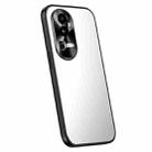 For OPPO Reno10 Pro+ Global R-JUST RJ-61 Electroplating Frosted TPU + PC Phone Case(Silver) - 1
