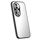 For OPPO Reno11 Global R-JUST RJ-61 Electroplating Frosted TPU + PC Phone Case(Silver) - 1