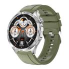 LEMFO HK4 1.43 inch AMOLED Round Screen Smart Watch Supports Bluetooth Calls(Green) - 1
