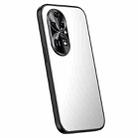 For Huawei P50 Pro R-JUST RJ-61 Electroplating Frosted TPU + PC Phone Case(Silver) - 1