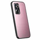 For Huawei P40 Pro R-JUST RJ-61 Electroplating Frosted TPU + PC Phone Case(Pink) - 1