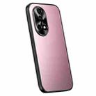 For Huawei nova 12 Pro R-JUST RJ-61 Electroplating Frosted TPU + PC Phone Case(Pink) - 1
