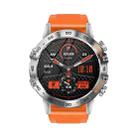 LEMFO K52 1.39 inch IPS Square Screen Smart Watch Supports Bluetooth Calls(Silver Orange) - 2