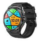 LEMFO K62 1.43 inch AMOLED Round Screen Smart Watch Supports Bluetooth Calls(Black) - 1