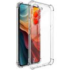 For vivo Y200e 5G / Y100 5G / V30 Lite 5G imak Shockproof Airbag TPU Phone Case(Transparent) - 1