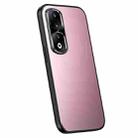 For Honor 90 R-JUST RJ-61 Electroplating Frosted TPU + PC Phone Case(Pink) - 1