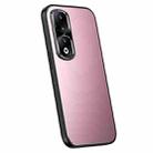 For Honor 90 Pro R-JUST RJ-61 Electroplating Frosted TPU + PC Phone Case(Pink) - 1