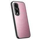 For Honor 80 Pro R-JUST RJ-61 Electroplating Frosted TPU + PC Phone Case(Pink) - 1