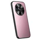 For Honor X50 R-JUST RJ-61 Electroplating Frosted TPU + PC Phone Case(Pink) - 1