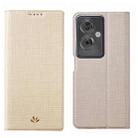 For OPPO A79 5G ViLi DMX Series Shockproof TPU + PU Leather Magnetic Attraction Horizontal Flip Case(Gold) - 1