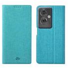 For OPPO A79 5G ViLi DMX Series Shockproof TPU + PU Leather Magnetic Attraction Horizontal Flip Case(Blue) - 1